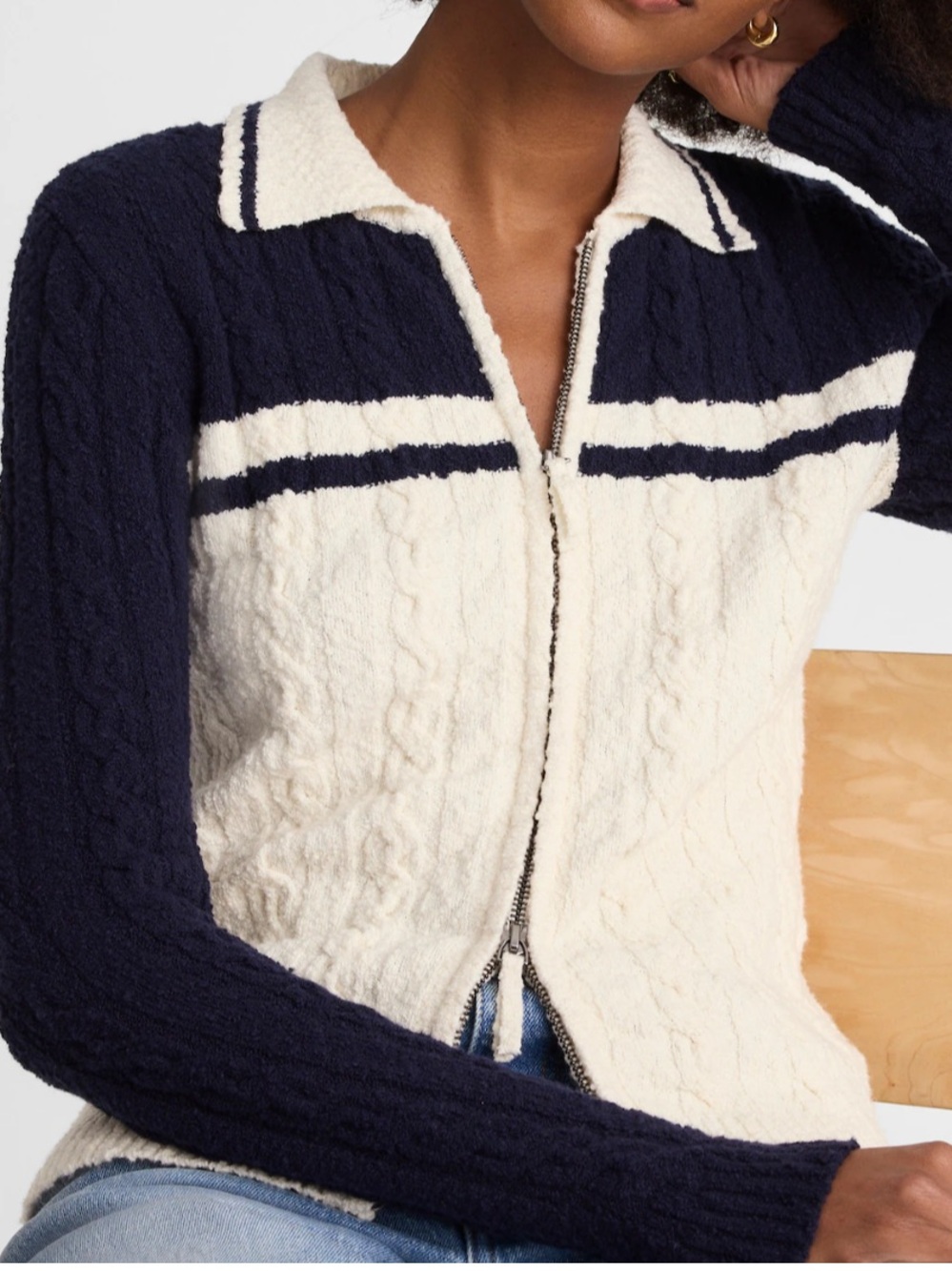 NWT Madewell zip cardigan - Picture 4 of 12